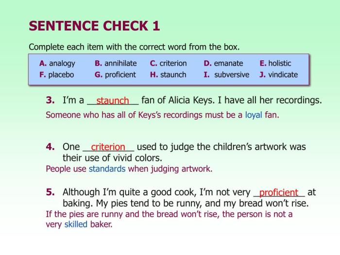 Chapter 7 sentence check 2 answer key