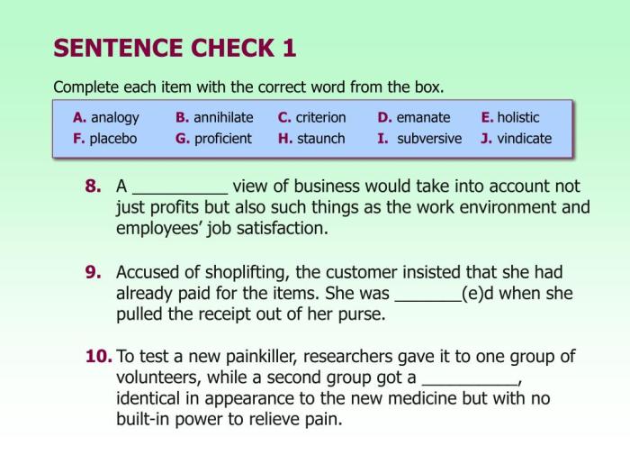 Chapter 7 sentence check 2 answer key