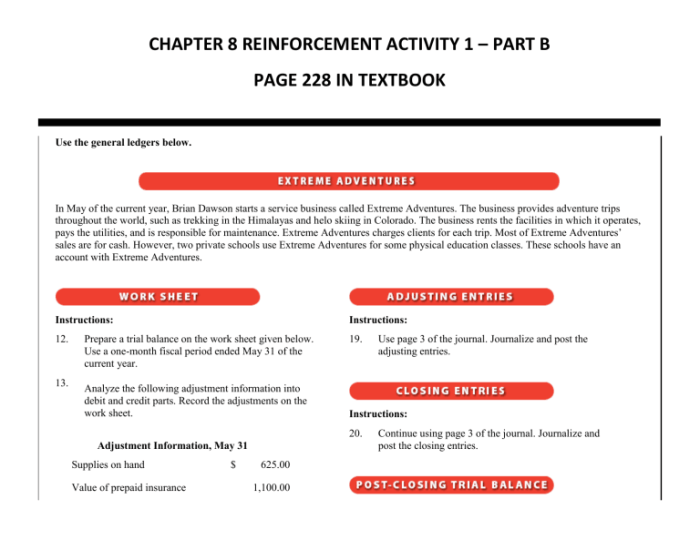 Reinforcement activity 1 part a p. 153 answer key