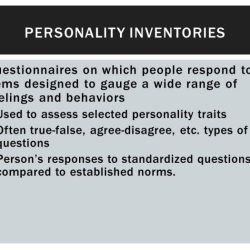 Personality inventories are designed to assess several