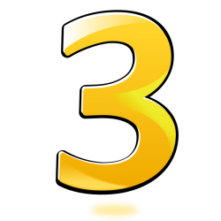 Which of the six numbered features represents emission lines